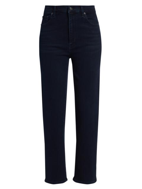 FRAME Women's Le Sleek Cotton-Blend High-Rise Straight-Leg Jeans - Century