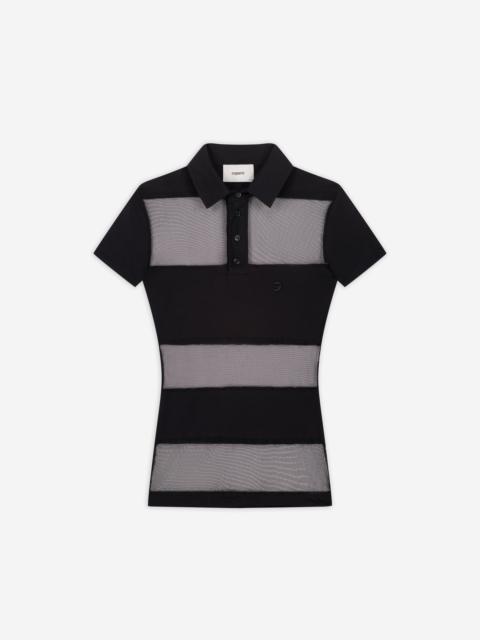 COPERNI Sheer Striped Polo