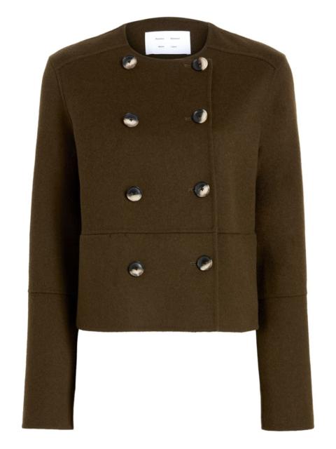 Proenza Schouler Courtney  double-breasted wool jacket