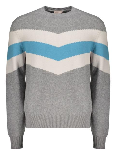 Herno zigzag-stripe sweater