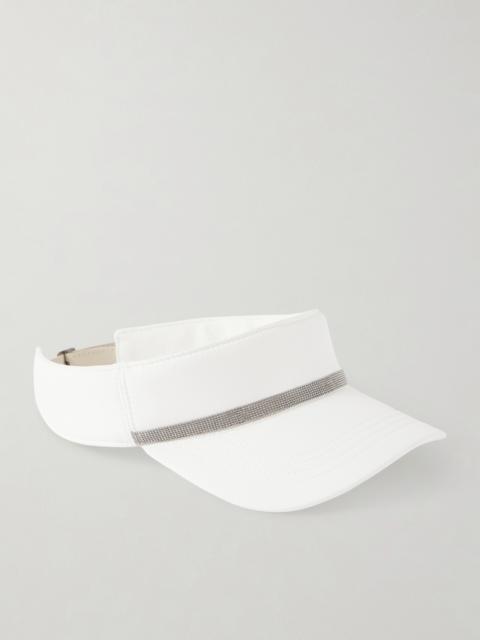 Brunello Cucinelli Embellished Nylon Visor
