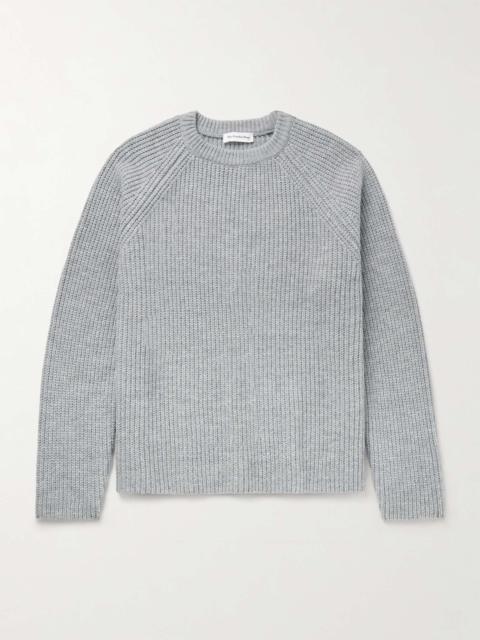 The Frankie Shop Carter Ribbed Merino Wool-Blend Sweater
