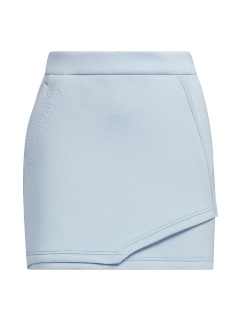 adidas (WMNS) adidas 3D Debossed Spacer Knit Skirt 'Blue' HY0860