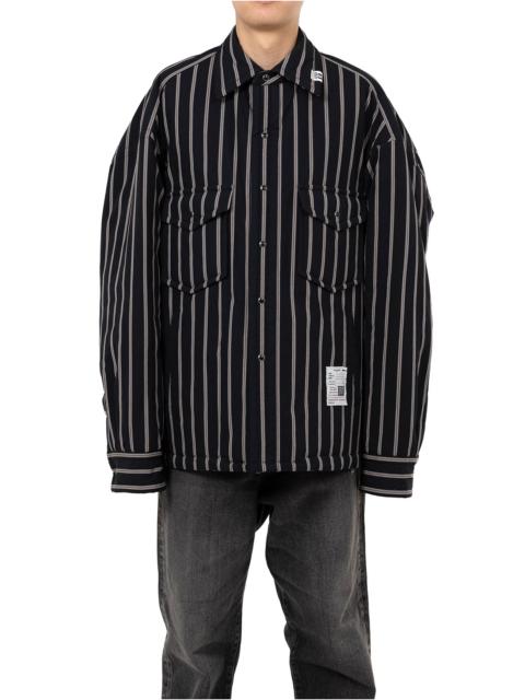 Maison MIHARAYASUHIRO Stripe Puffer Shirt