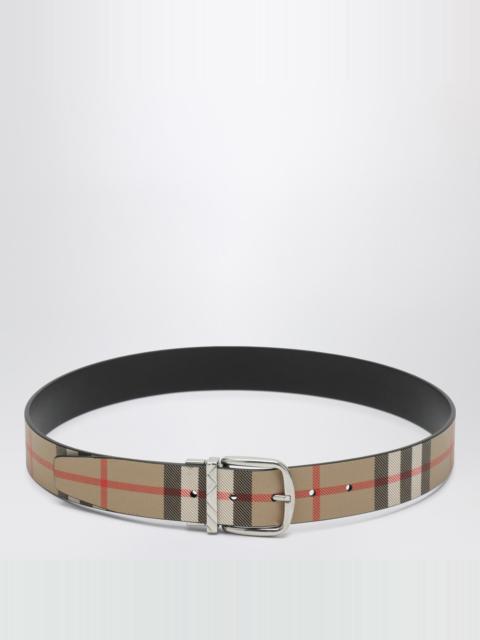 Burberry Reversible belt with Check buckle