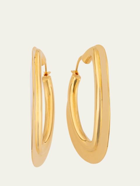 Oscar de la Renta O Disc Hoop Earrings