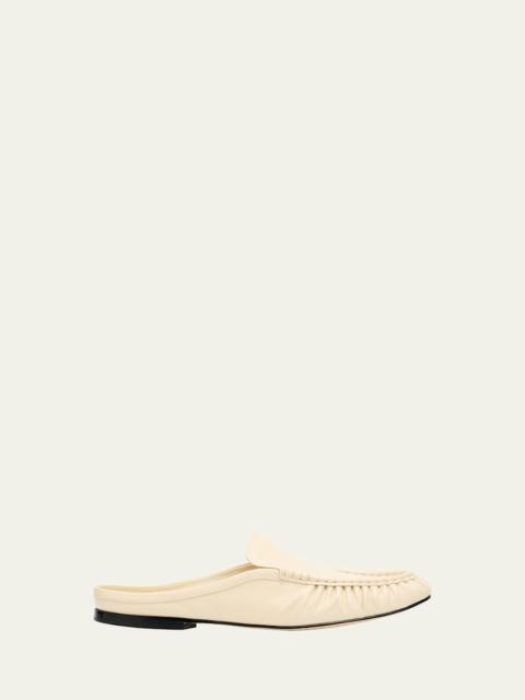 Vince Tevin Leather Loafer Mules