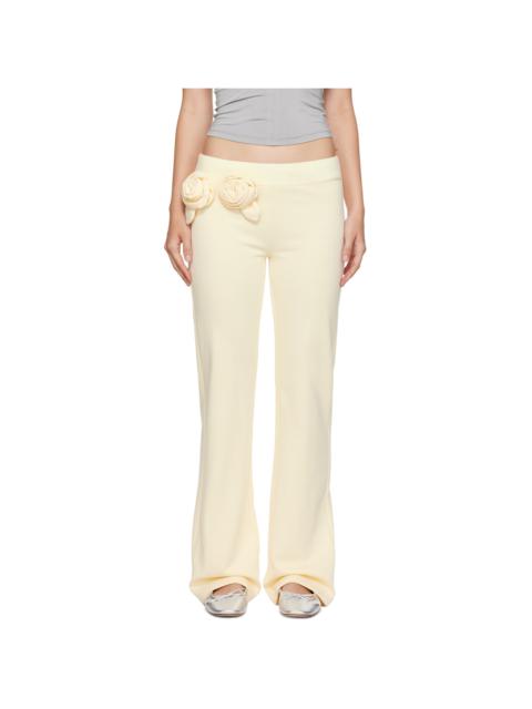 SANDY LIANG Yellow Hilton Sweatpants