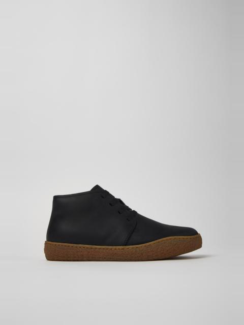 CAMPERLAB Black Nubuck Desert Boot for Men