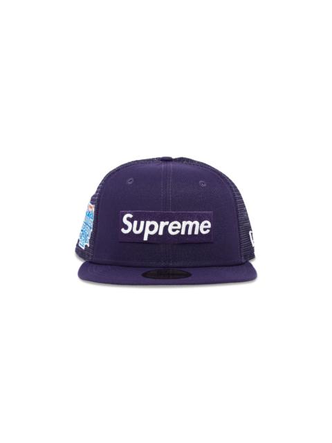 Supreme Supreme Box Logo Mesh Back New Era 'Purple'