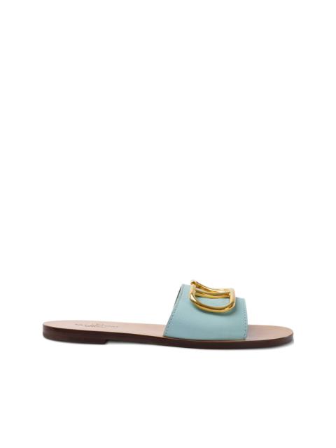 Valentino logo-plaque sandals
