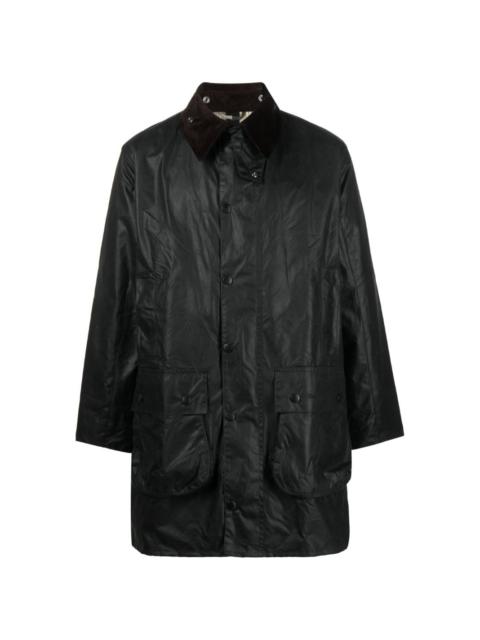 Border waxed lightweight jacket