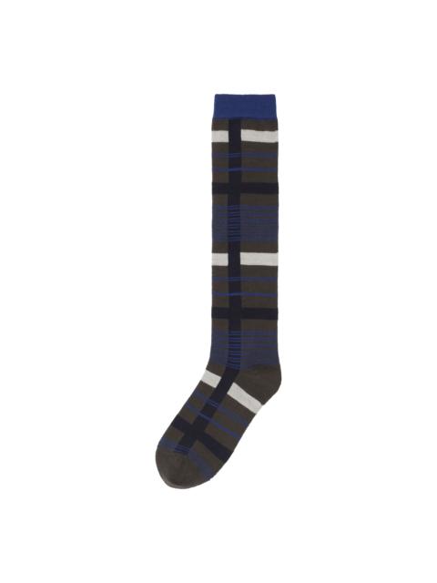 HENRIK VIBSKOV ARCHIVE SOCKS - BLACK BLUE ARCHIVE
