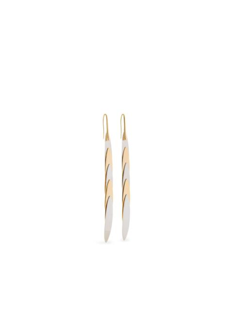 JENNIFER FISHER Long Feather drop earrings
