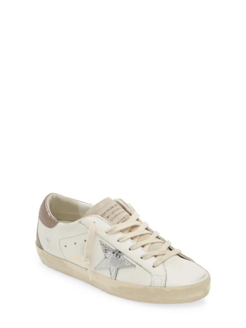 Super-Star Sneaker in White/Silver