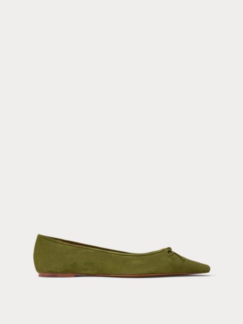Polo Ralph Lauren Suede Pointed Ballet Flat