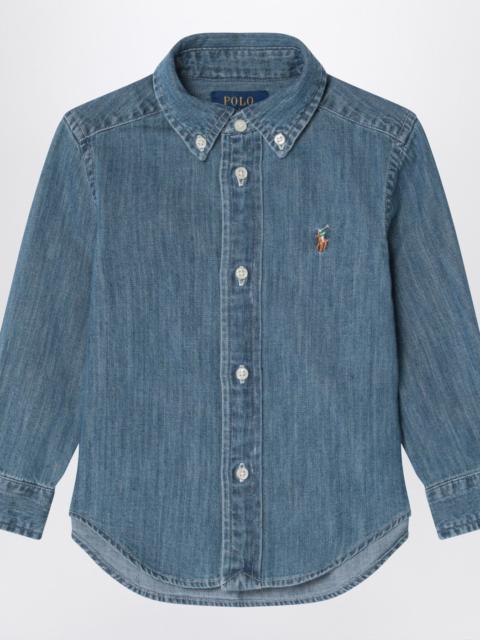 Polo Ralph Lauren Blue denim button-down shirt