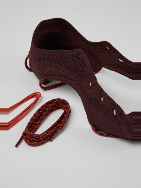 CAMPER Roku Uppers Burgundy uppers (x2) for your right and left shoes.