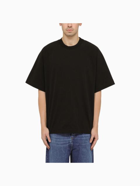 Black oversize crewneck t-shirt