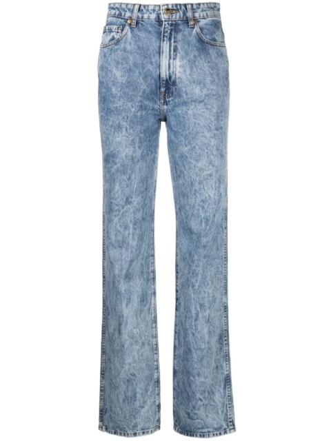 KHAITE The Danielle acid-wash jeans