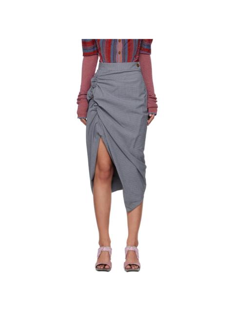 Vivienne Westwood Gray Panther Midi Skirt