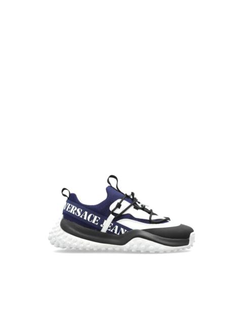 VERSACE JEANS COUTURE logo-ptint sneakers