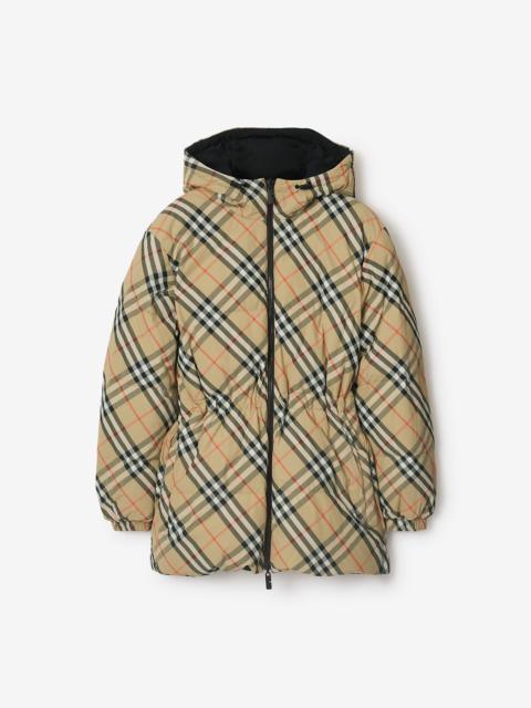 Burberry Reversible Check Nylon Puffer Jacket