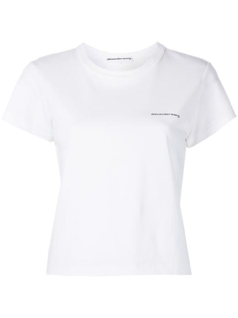 alexanderwang.t Shrunken Tee In High Twist Jersey