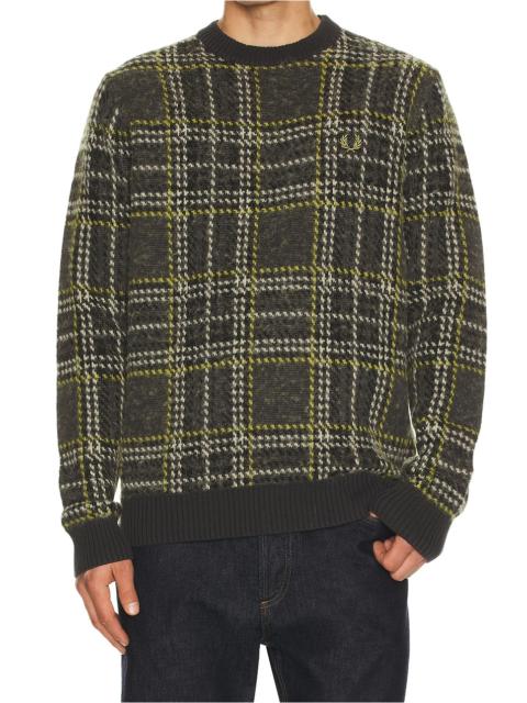 Fred Perry Brushed Tartan Jumper