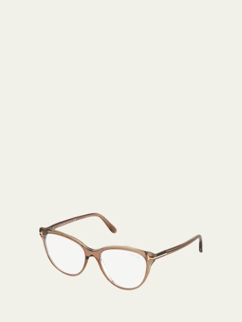 TOM FORD Cat-Eye Acetate Optical Frames