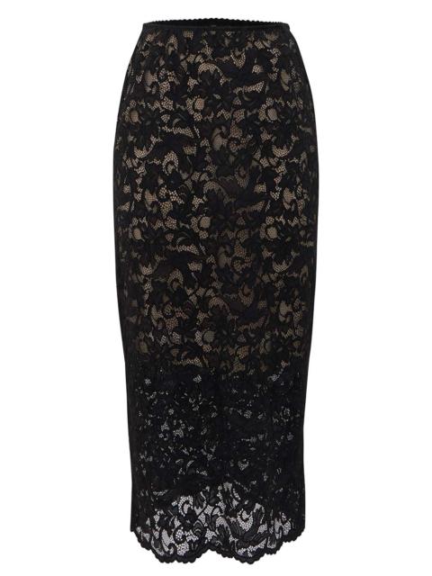 Zimmermann LACE PENCIL MIDI SKIRT