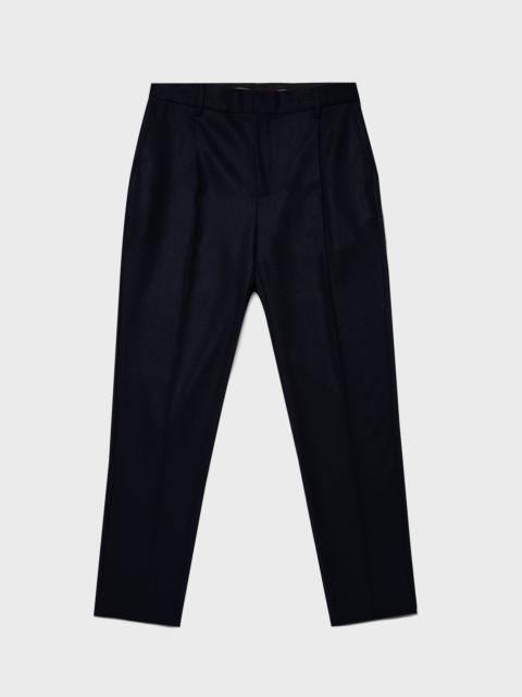 Pleated Boiled Wool Trouser