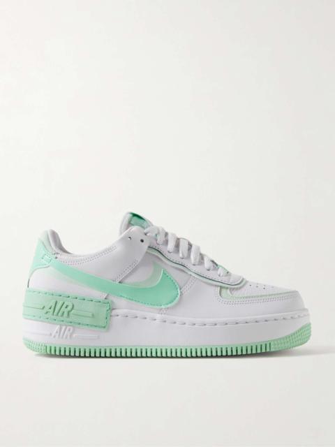 Air Force 1 Shadow leather platform sneakers