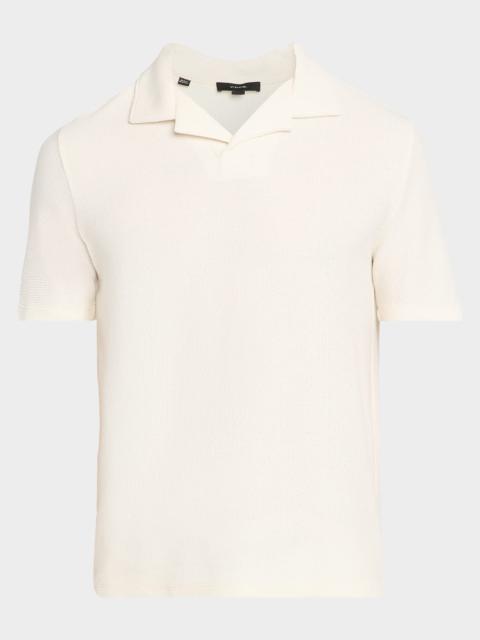 Vince Men's Honeycomb Johnny Collar Polo Shirt