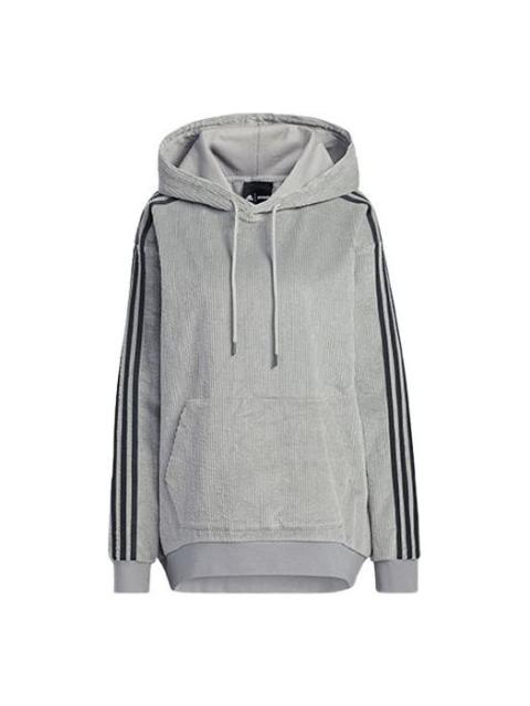 adidas adidas originals x IVY PARK Crossover Side Stripe Loose Pullover Gray HG2520
