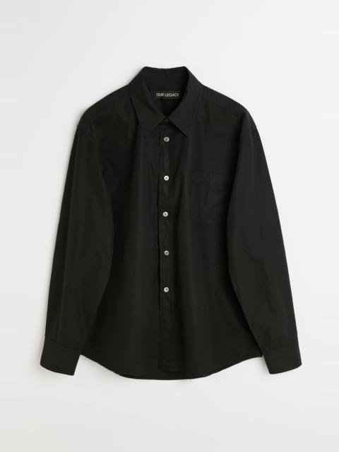 Our Legacy Beyond Bd Shirt Black All Day Poplin