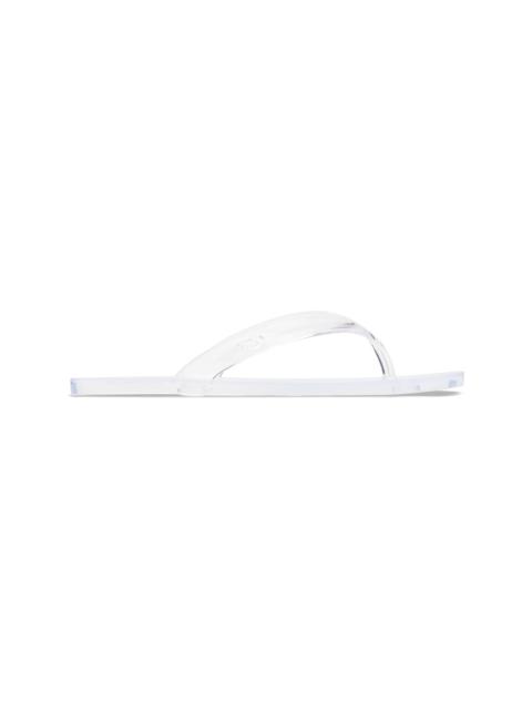 ANCIENT GREEK SANDALS Transparent Jelly Flip-Flops