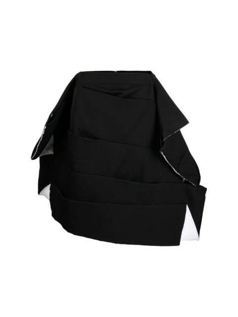Comme Des Garçons voluminous asymmetric panelled skirt