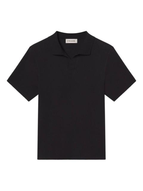 FRAME open-collar T-shirt