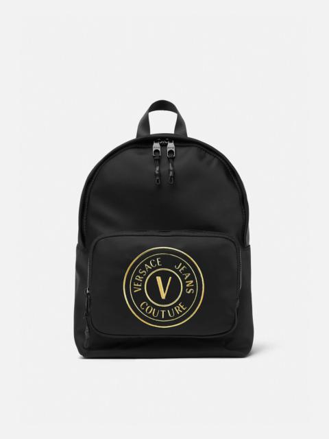 VERSACE JEANS COUTURE V-Emblem Backpack