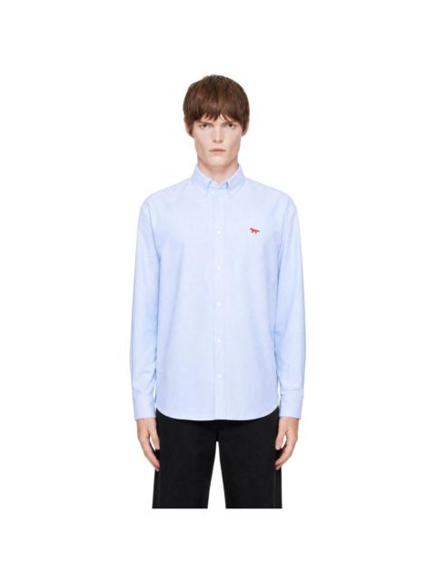 Maison Kitsuné Blue Profile Fox Casual Shirt