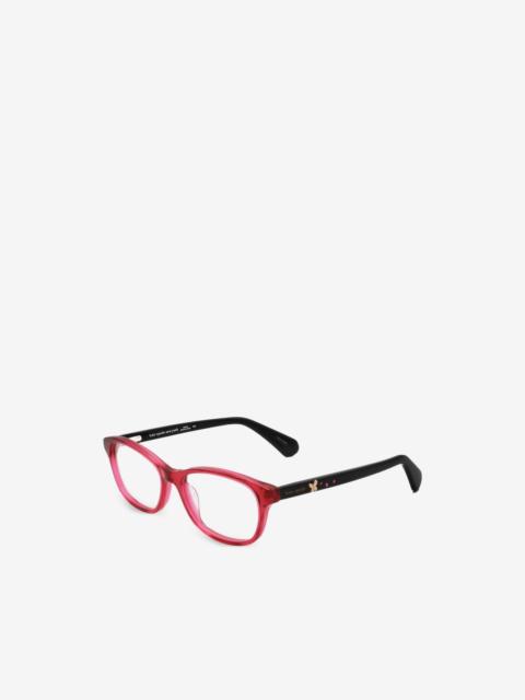 kate spade Emmi butterfly-detail square-frame glasses