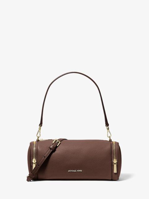 MICHAEL KORS Jet Set Travel Small Pebbled Leather Convertible Crossbody Bag