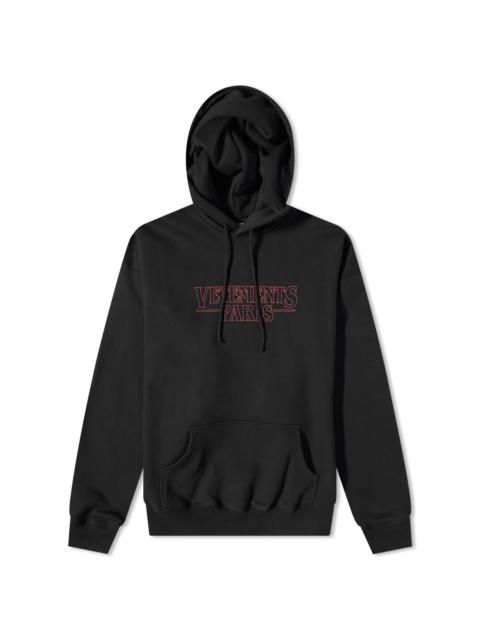 VETEMENTS VETEMENTS Paris Logo Hoodie