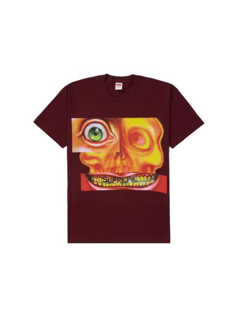 Supreme Face Tee Burgundy