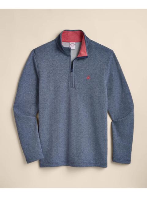 Brooks Brothers Cotton Blend Pique Quarter-Zip
