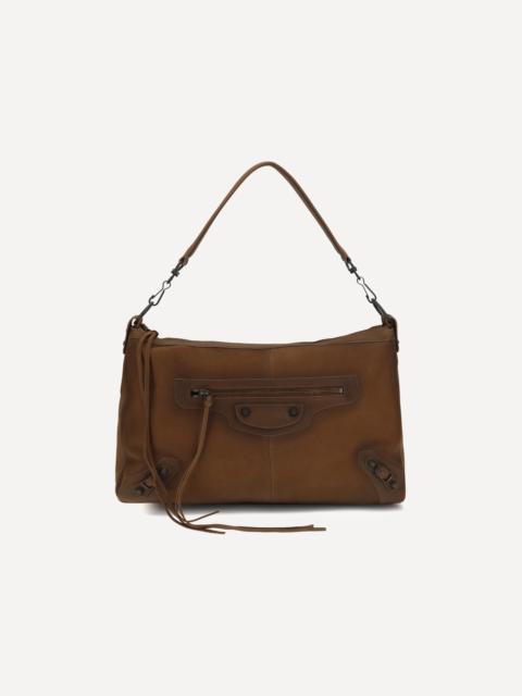 BALENCIAGA Medium Le City Moto Shoulder Bag