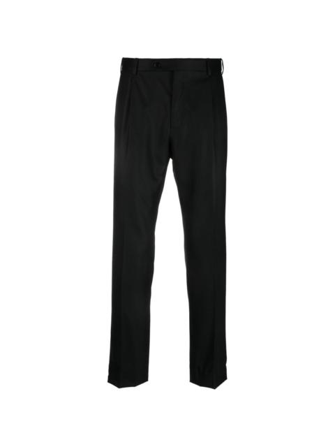 pleated cashmere trousers