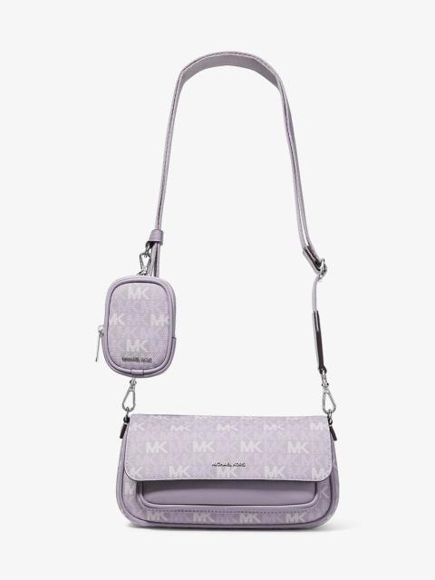 MICHAEL KORS Jet Set Travel Small Signature Logo Crossbody Bag With Pouch