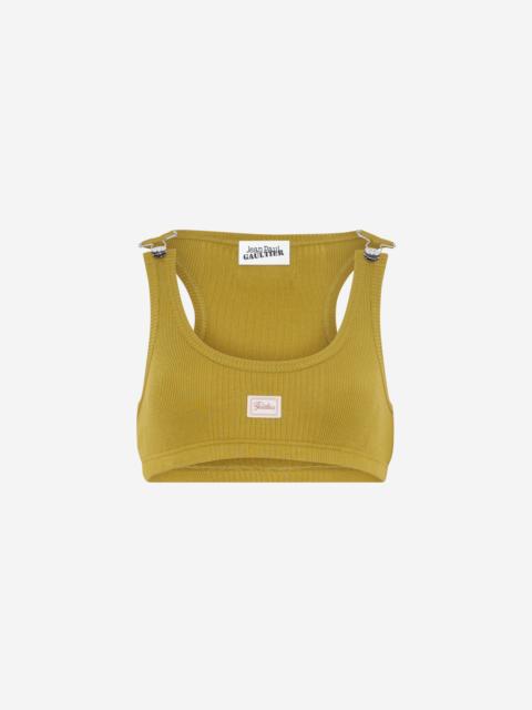 Jean Paul Gaultier THE GREEN GAULTIER PATCH BRA